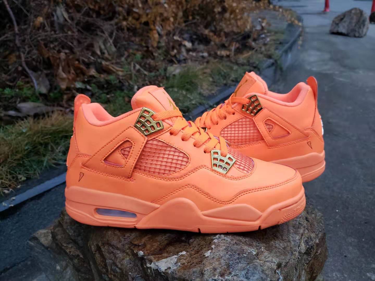 New Air Jordan 4 Retro Reddish Orange Shoes